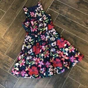 Melody Floral Print Embroidered Dress Size 6